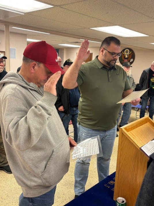 Luke Bartal & Chris Edmondson Sworn In DAV