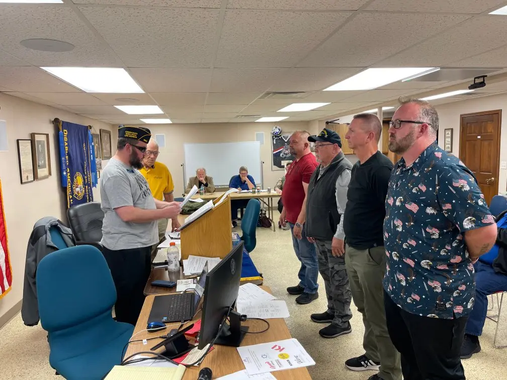 DAV Chapter 3 New Officer Inductions